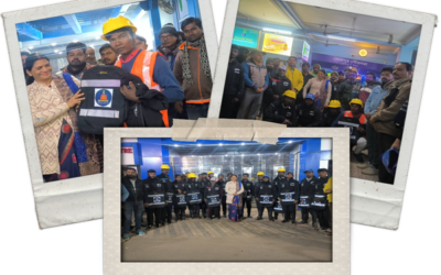 রাত্রিকালীন পরিষেবা কর্মীদের শীতবস্ত্র প্রদান